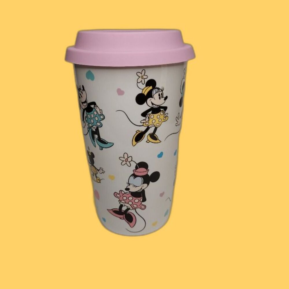 Disney Ceramic Travel Tumbler- Timeless Minnie Mouse
